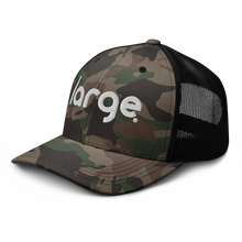 Load image into Gallery viewer, Large Music Camouflage trucker hat