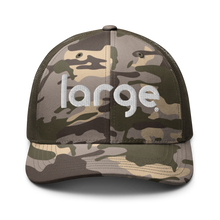 Load image into Gallery viewer, Large Music Camouflage trucker hat