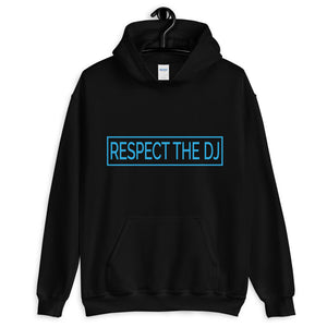 Respect The Dj Blue Logo Unisex Hoodie