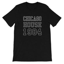 Load image into Gallery viewer, Chicago House Varsity Unisex T-Shirt (Short-Sleeve)