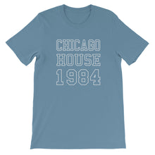 Load image into Gallery viewer, Chicago House Varsity Unisex T-Shirt (Short-Sleeve)
