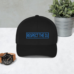 Respect The DJ Blue Logo Trucker Cap