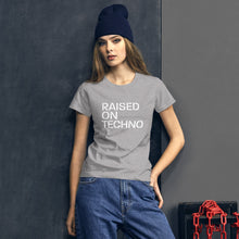 Load image into Gallery viewer, Raised On Techno Women&#39;s T Shirt