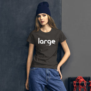 Large Music Women's T-shirt (Short Sleeve)