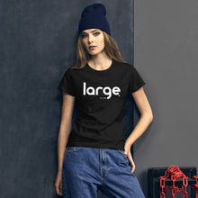Load image into Gallery viewer, Large Music Women&#39;s T-shirt (Short Sleeve)