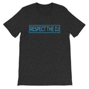 Respect The DJ Blue Logo Unisex T-Shirt (Short-Sleeve)